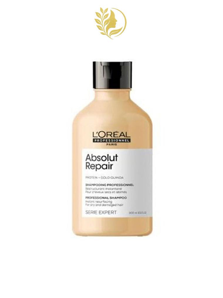 L'ORÉAL PROFESSIONNEL SÉRIE EXPERT ABSOLUT REPAIR SHAMPOOING, TRAITEMENT CAPILLAIRE PROTÉINÉ POUR CHEVEUX SECS ET ABÎMÉS - 300 & 500 ML -