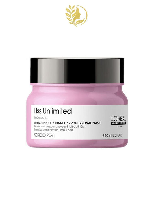 L'ORÉAL PROFESSIONNEL SÉRIE EXPERT LISS UNLIMITED PROKERATIN MASQUE POUR LES CHEVEUX FRISOTTIS - 250 & 500 ML -