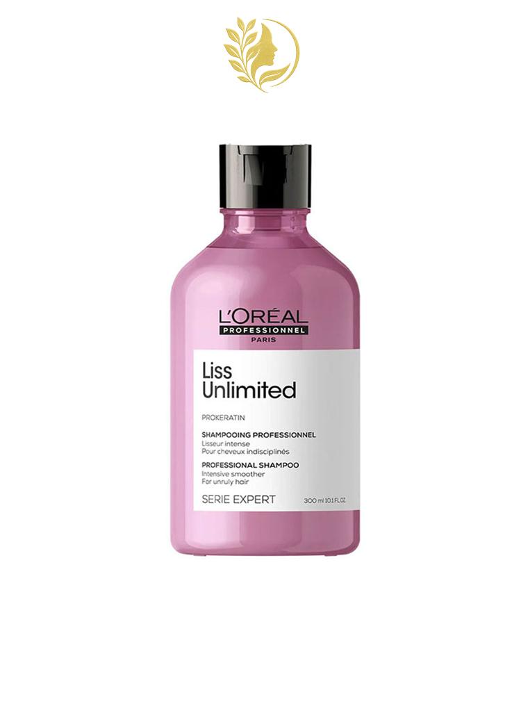 L'ORÉAL PROFESSIONNEL SÉRIE EXPERT LISS UNLIMITED PROKERATIN SHAMPOOING POUR CHEVEUX INDISCIPLINÉS - 300 & 500 ML -