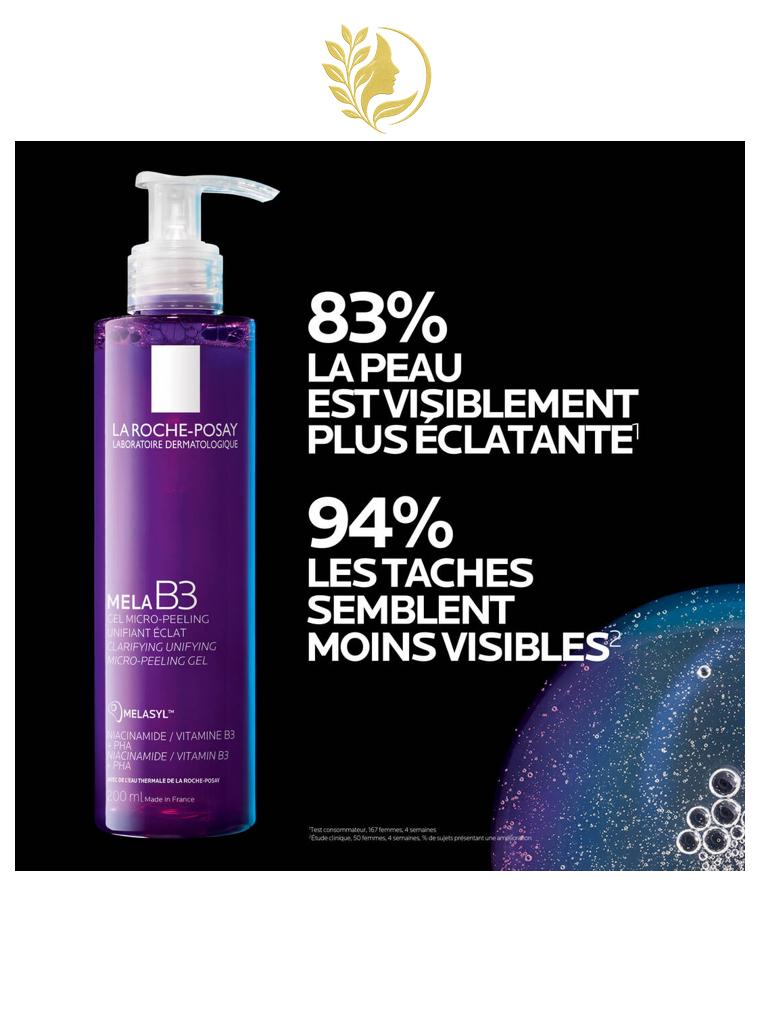 MELA B3 GEL MICRO-PEELING ANTI-TACHES UNIFIANT ÉCLAT - 200 ML -