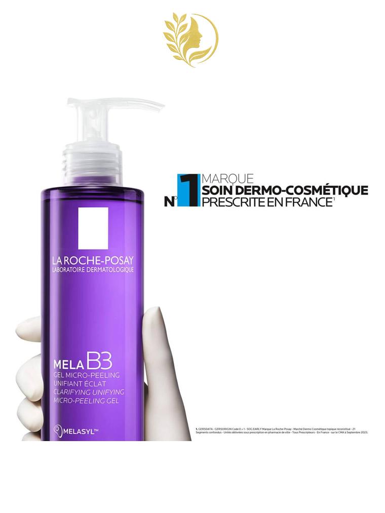 MELA B3 GEL MICRO-PEELING ANTI-TACHES UNIFIANT ÉCLAT - 200 ML -