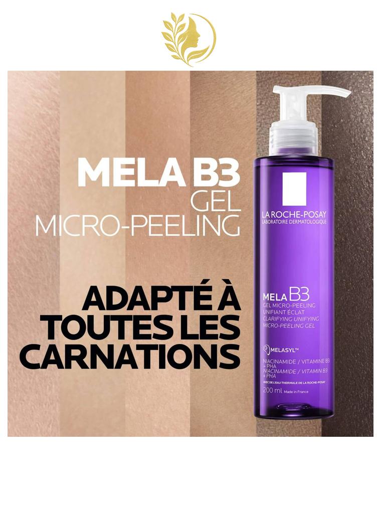 MELA B3 GEL MICRO-PEELING ANTI-TACHES UNIFIANT ÉCLAT - 200 ML -