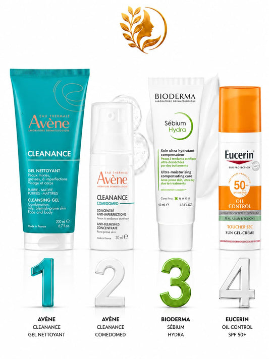 ROUTINE ANTI-ACNÉ COMÉDONIENNE
