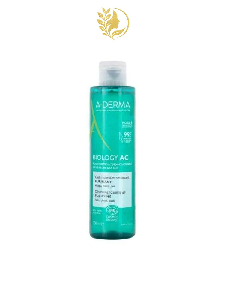 A-DERMA BIOLOGY AC GEL MOUSSANT NETTOYANT PURIFIANT - 200 ML -