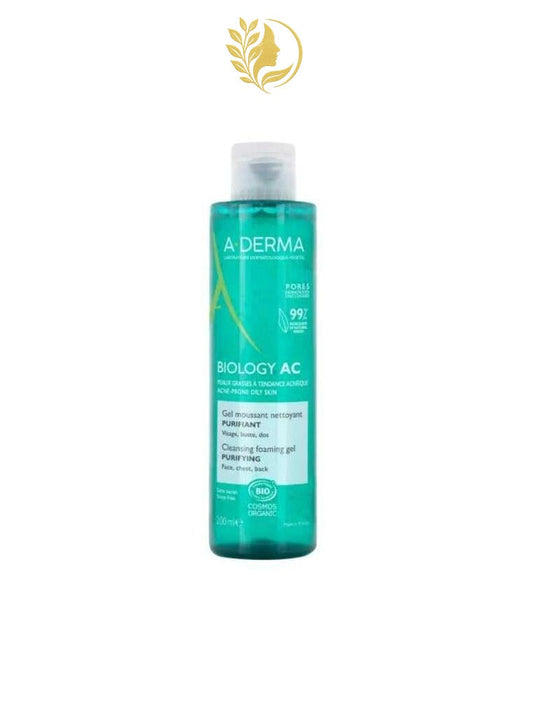 A-DERMA BIOLOGY AC GEL MOUSSANT NETTOYANT PURIFIANT - 200 ML -