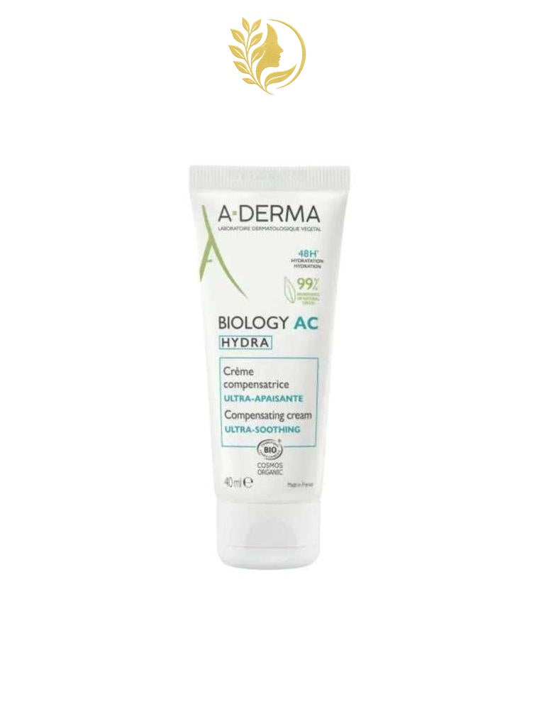 A-DERMA BIOLOGY AC HYDRA CRÈME COMPENSATRICE ULTRA-APAISANTE – 40ML -