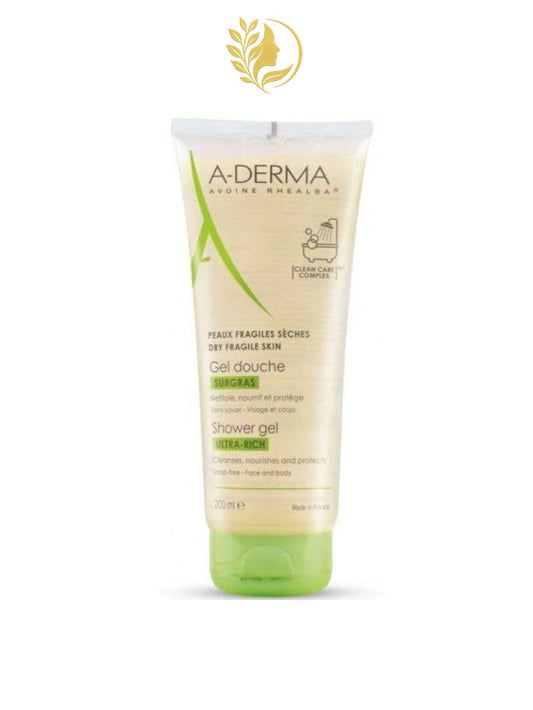A-DERMA LES INDISPENSABLES - GEL DOUCHE SURGRAS ULTRA RICHE - 200 & 500 ML -