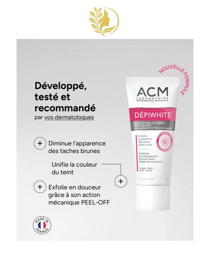ACM DÉPIWHITE MASQUE PELLICULABLE ANTI-TACHES - 40 ML -