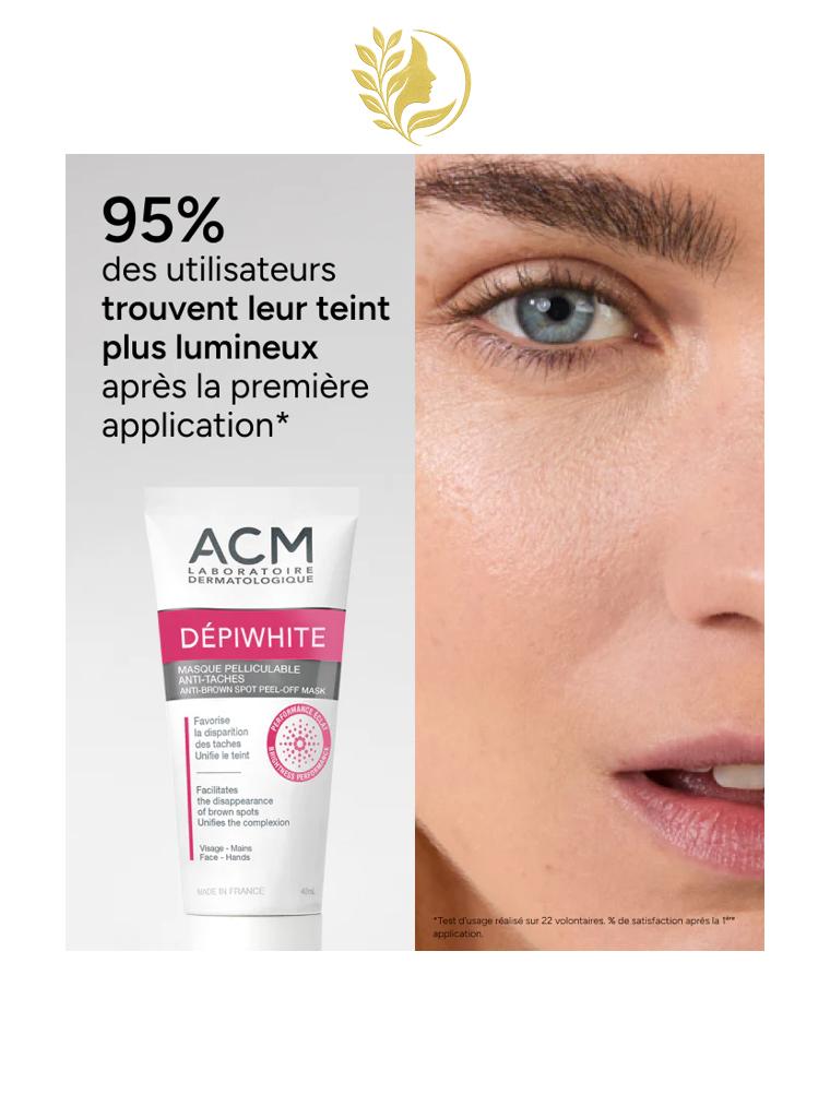 ACM DÉPIWHITE MASQUE PELLICULABLE ANTI-TACHES - 40 ML -
