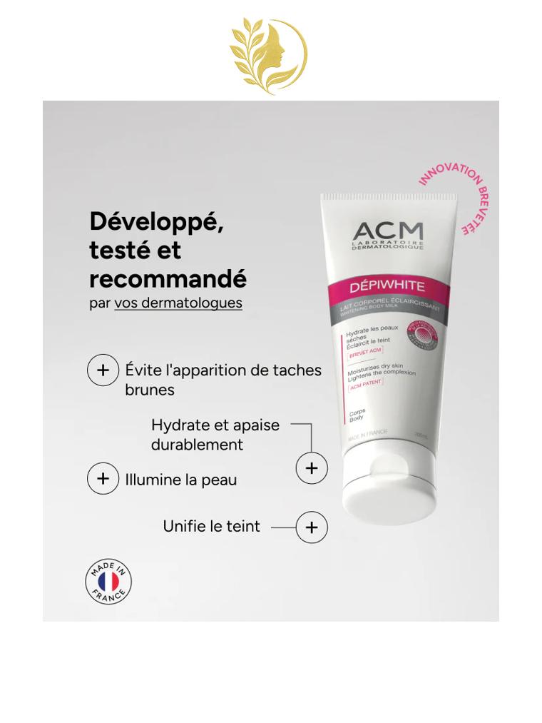 ACM DÉPIWHITE LAIT CORPS - 200 & 500 ML -