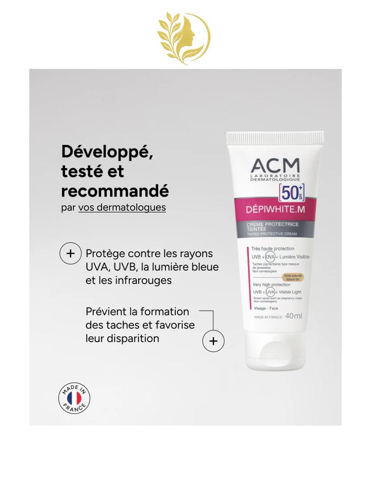 ACM DÉPIWHITE.M CRÈME PROTECTRICE TEINTÉE SPF50+ - 40 ML -