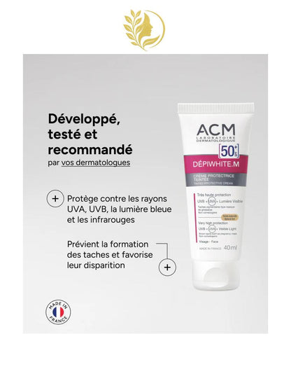 ACM DÉPIWHITE.M CRÈME PROTECTRICE TEINTÉE SPF50+ - 40 ML -
