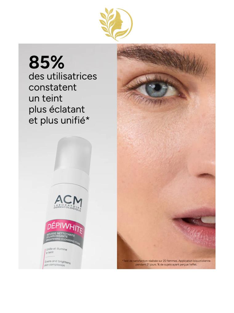 ACM DÉPIWHITE MOUSSE NETTOYANTE ECLAIRCISSANTE - 200 ML -