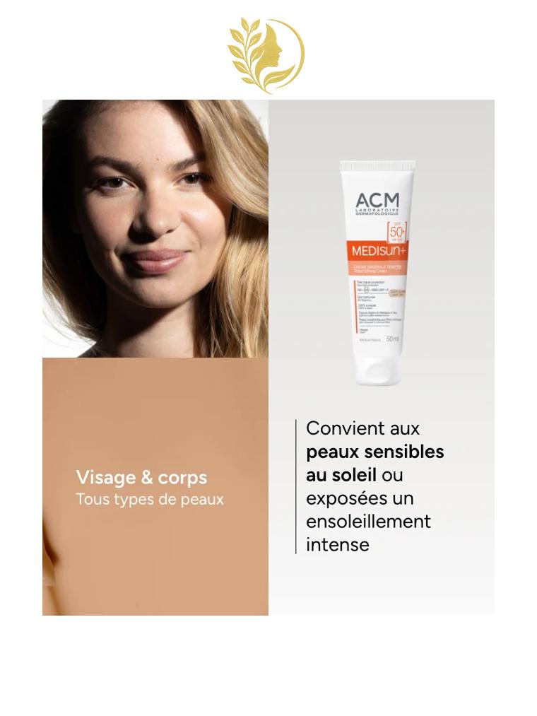 ACM MEDISUN+ CRÈME MINÉRALE TEINTÉE SPF50+ - 40 ML -