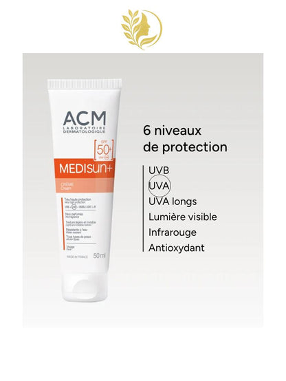 ACM MEDISUN+ CRÈME SPF50+ - 40 ML -