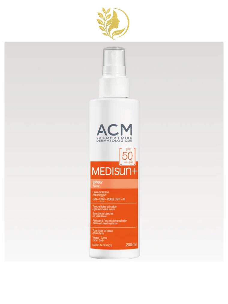 ACM MEDISUN+ SPRAY SPF50 - 200 ML -