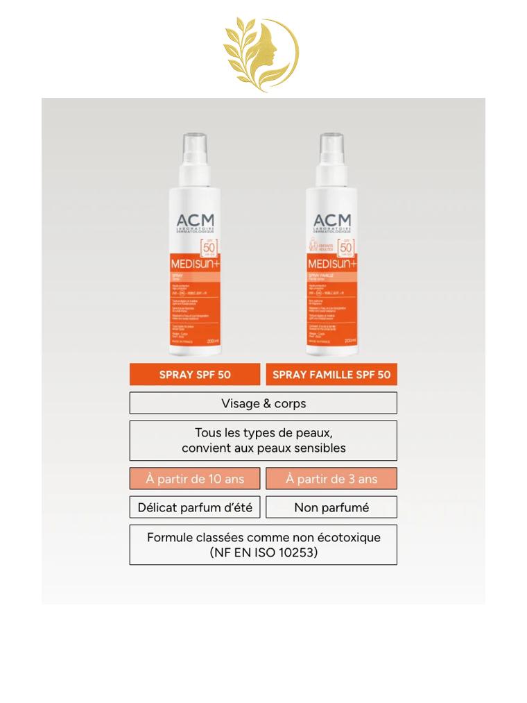 ACM MEDISUN+ SPRAY SPF50 - 200 ML -