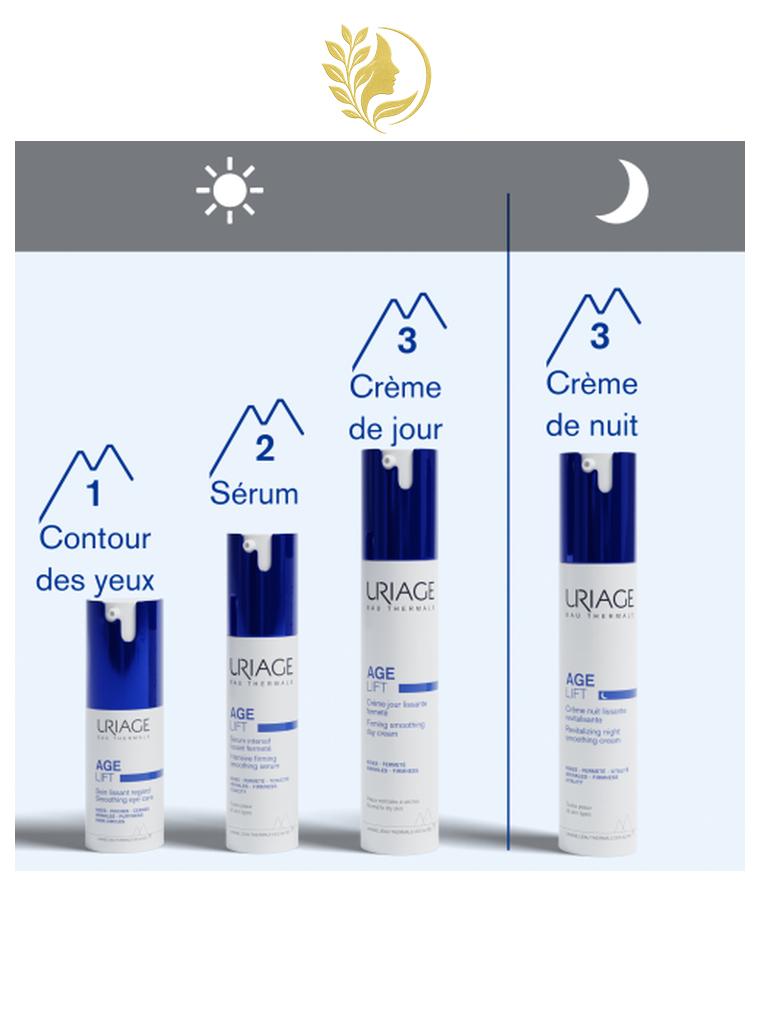 URIAGE AGE LIFT – CRÈME NUIT LISSANTE REVITALISANTE  RIDES, FERMETÉ, VITALITÉ - 40 ML -