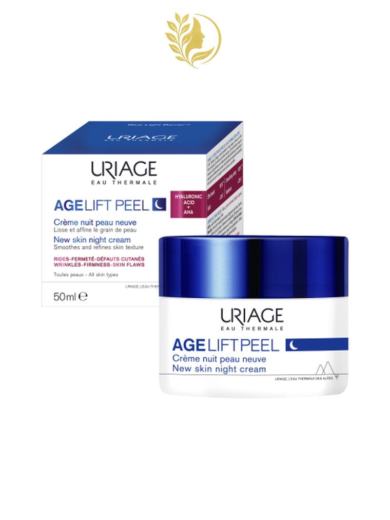 URIAGE AGE LIFT PEEL – CRÈME NUIT PEAU NEUVE  RIDES, FERMETÉ, DÉFAUTS CUTANÉS - 50 ML -
