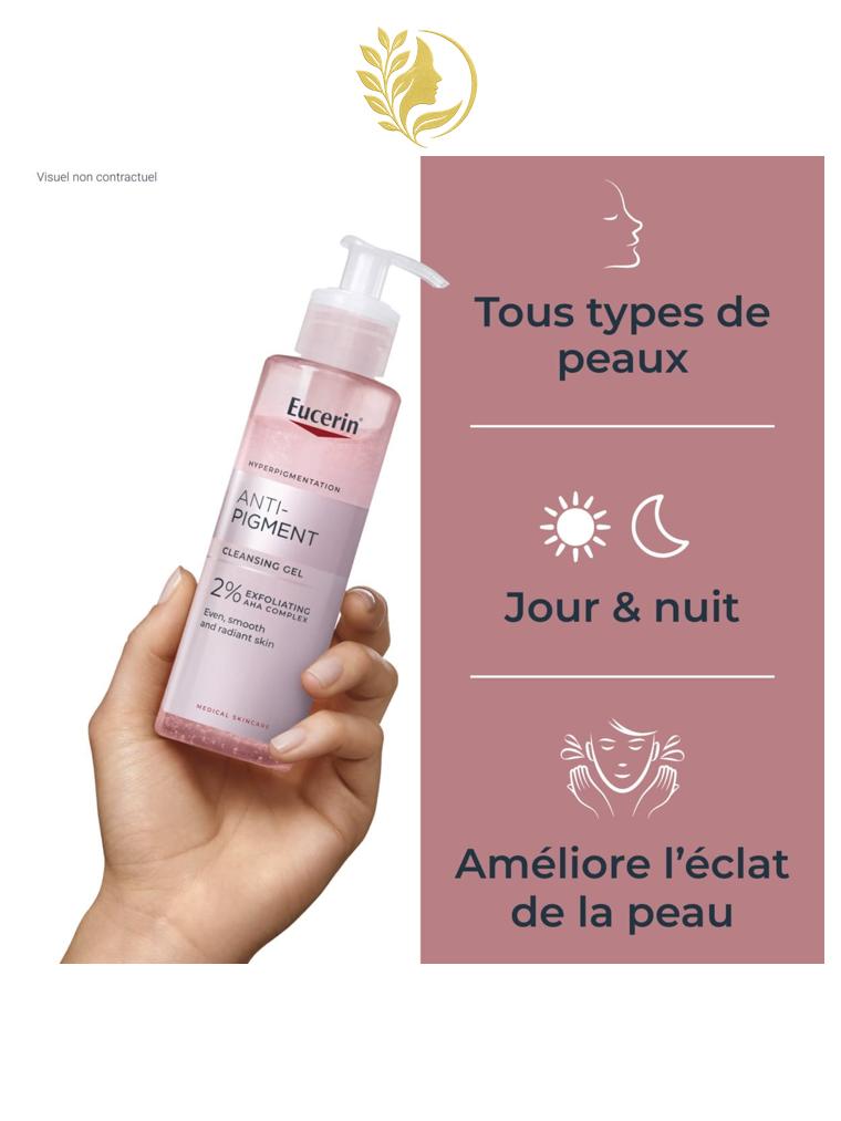 EUCERIN ANTI-PIGMENT GEL NETTOYANT - 200 ML -