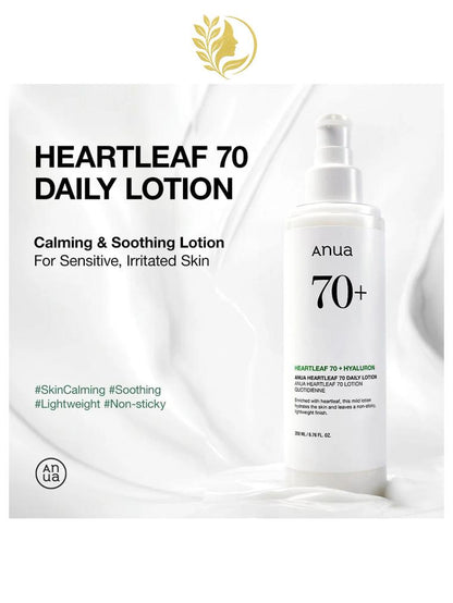 ANUA HEARTLEAF 70 DAILY LOTION - 200 ML -