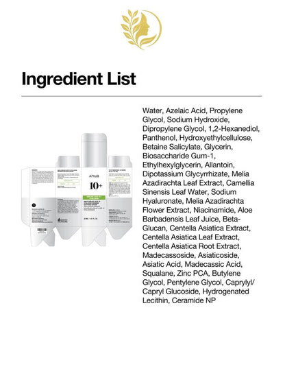 ANUA AZELAIC ACID 10 HYALURON REDNESS SOOTHING SERUM - 30 ML -