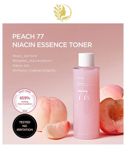 ANUA PEACH 77 NIACIN ESSENCE TONER - 250 ML -
