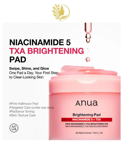 ANUA NIACINAMIDE 5 TXA BRIGHTENING PAD - 60 PADS -