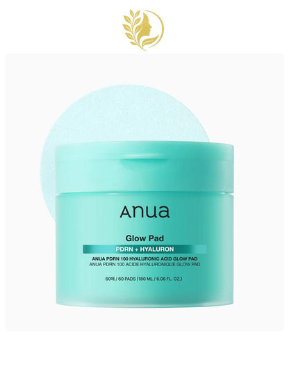 ANUA PDRN 100 HYALURONIC ACID GLOW PAD - 60 PADS -