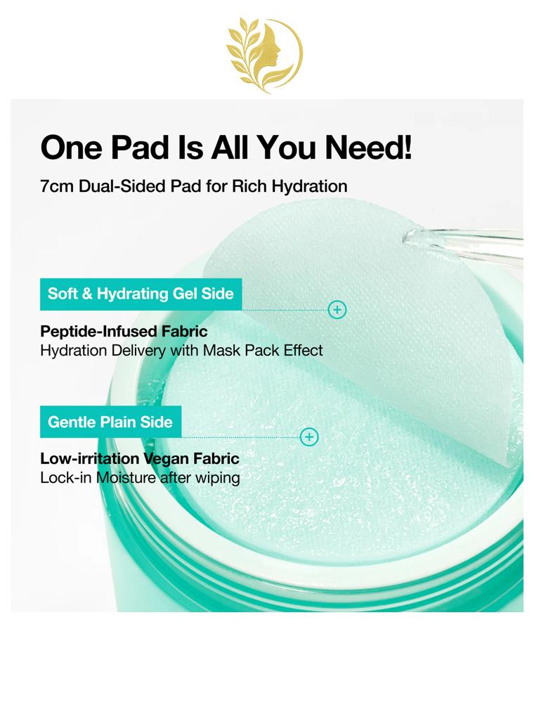 ANUA PDRN 100 HYALURONIC ACID GLOW PAD - 60 PADS -