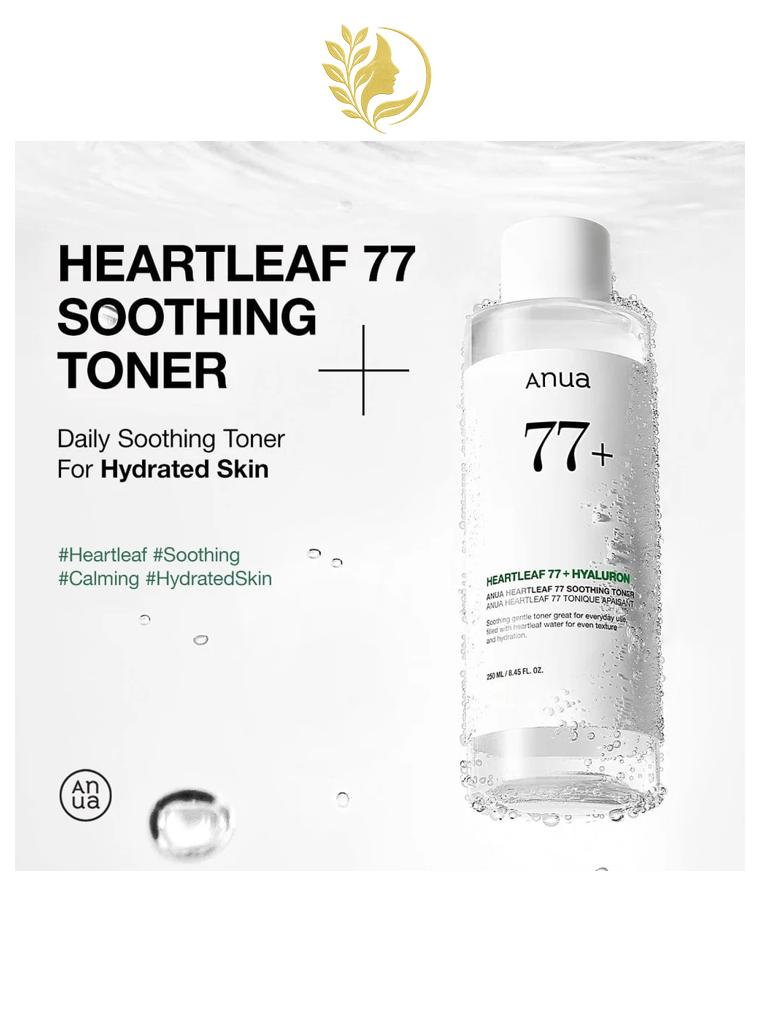 ANUA HEARTLEAF 77 SOOTHING TONER - 250 ML -