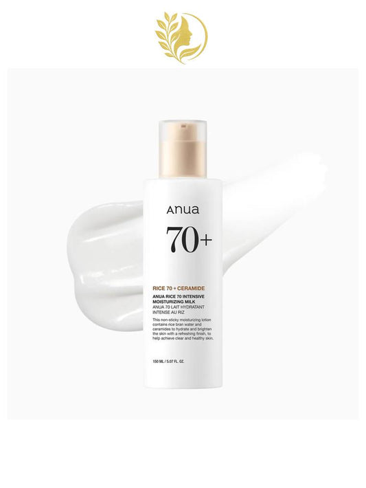 ANUA 70+ CERAMIDE LAIT HYDRATANT INTENSE AU RIZ 150 ML