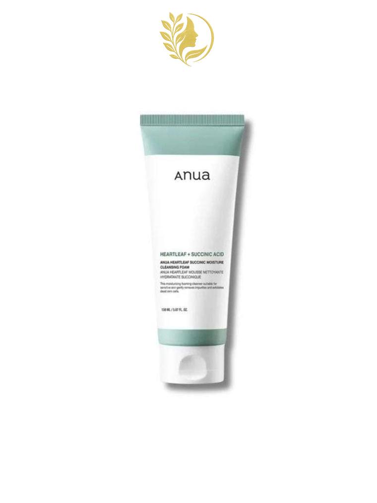 ANUA HEARTLEAF + SUCCINIC ACID MOISTURE FOAM 150 ML