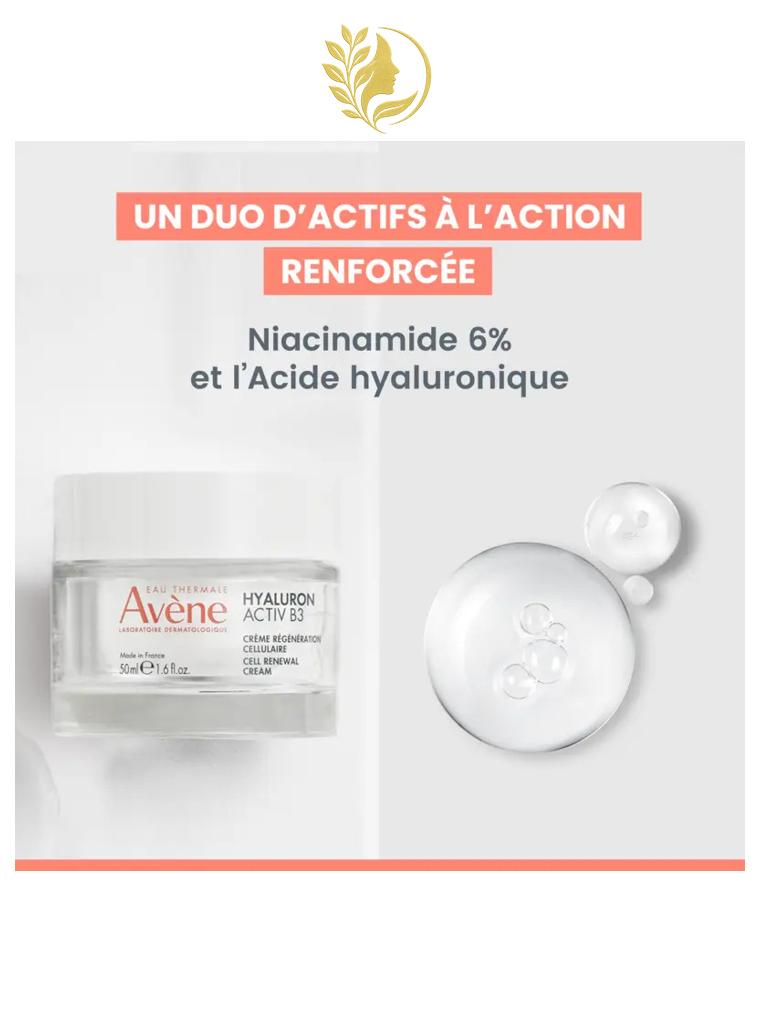 AVÈNE HYALURON ACTIV B3 CRÈME RÉGÉNÉRATION CELLULAIRE - 50 ML -