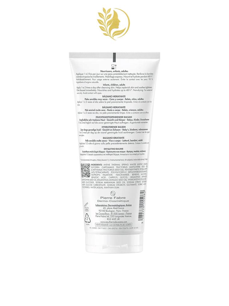AVÈNE XERACALM NUTRITION BAUME HYDRATANT - 200 ML -