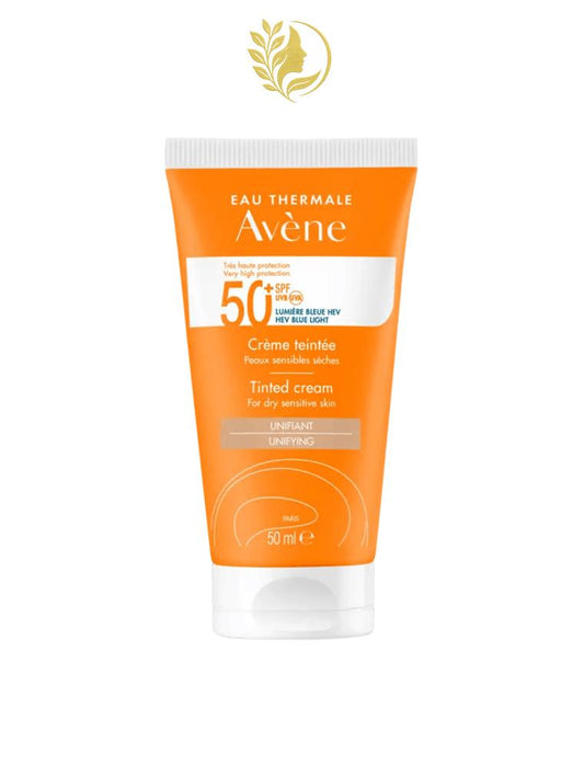 AVÈNE SOINS SOLAIRES - PEAUX SENSIBLES CRÈME TEINTÉE SPF 50+ - 50 ML -