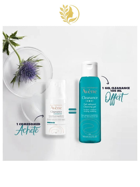 AVÈNE CLEANANCE COMEDOMED 30 ML + CLEANANCE GEL NETTOYANT 100 ML