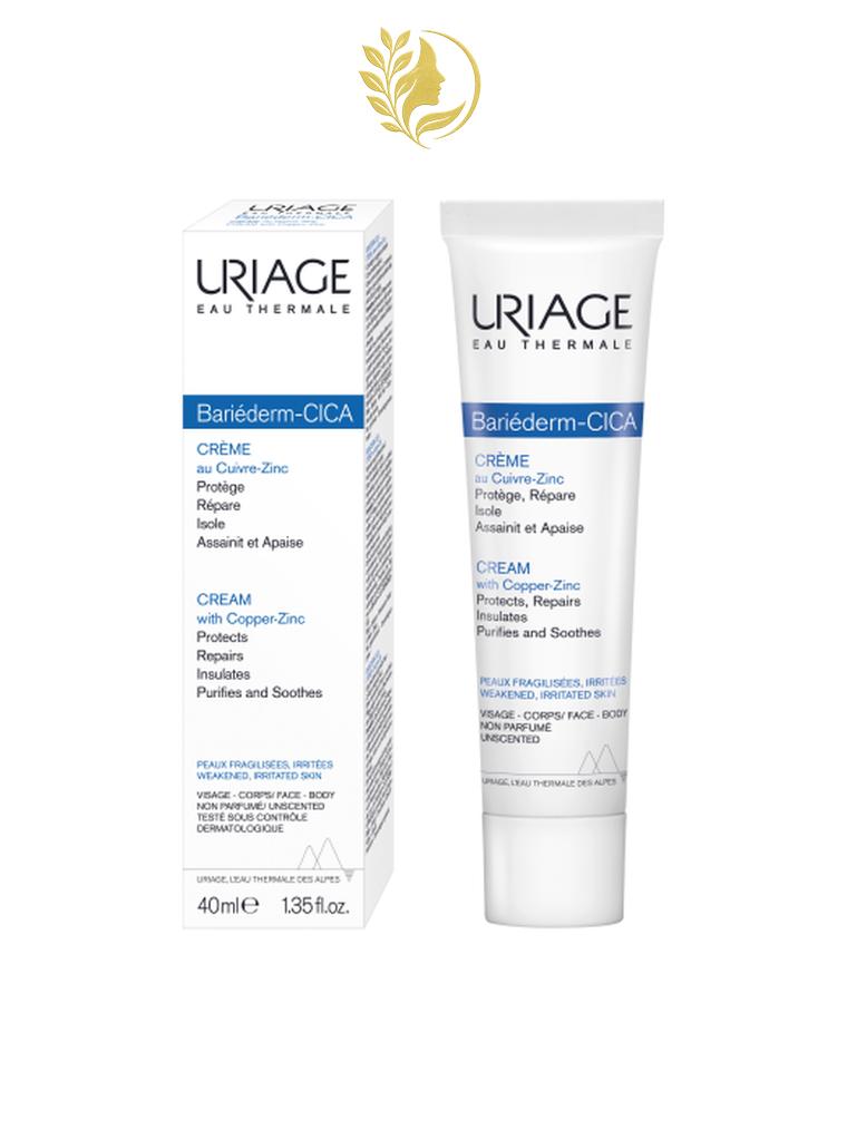 URIAGE BARIÉDERM - CRÈME RÉPARATRICE AU CU-ZN PROTÈGE ET PRÉVIENT IRRITATIONS ET FROTTEMENT DES CUISSES - 40 ML -