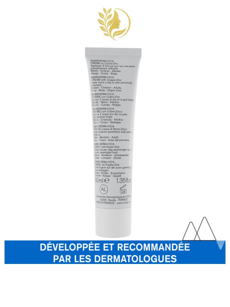 URIAGE BARIÉDERM - CRÈME RÉPARATRICE AU CU-ZN PROTÈGE ET PRÉVIENT IRRITATIONS ET FROTTEMENT DES CUISSES - 40 ML -