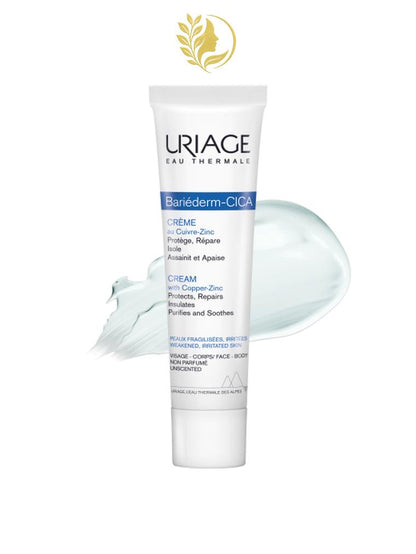 URIAGE BARIÉDERM - CRÈME RÉPARATRICE AU CU-ZN PROTÈGE ET PRÉVIENT IRRITATIONS ET FROTTEMENT DES CUISSES - 40 ML -