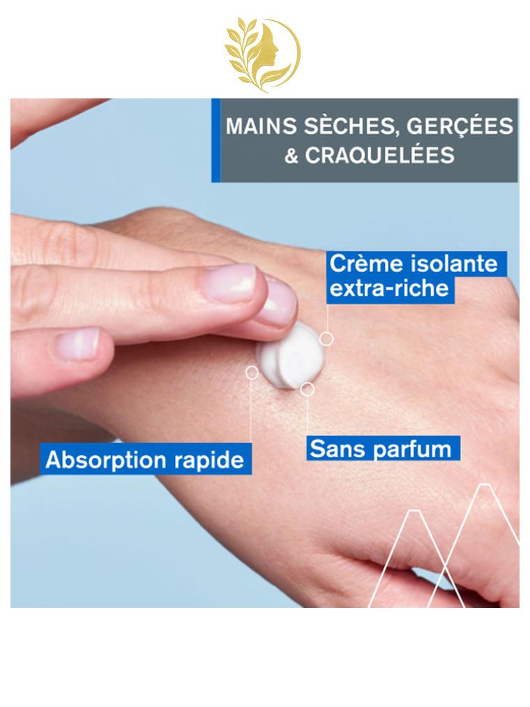 URIAGE BARIÉDERM-CICA CRÈME MAINS ISOLANTE RÉPARATRICE  ISOLE, RÉPARE - RÉSISTANT À L'EAU - 50 ML -