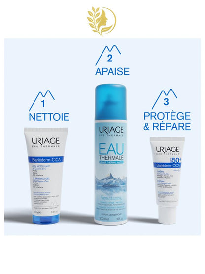 URIAGE BARIÉDERM-CICA CRÈME SPF50+ AU CUIVRE-ZINC  RÉPARE, ISOLE ET PROTÈGE DES UV - 40 ML -