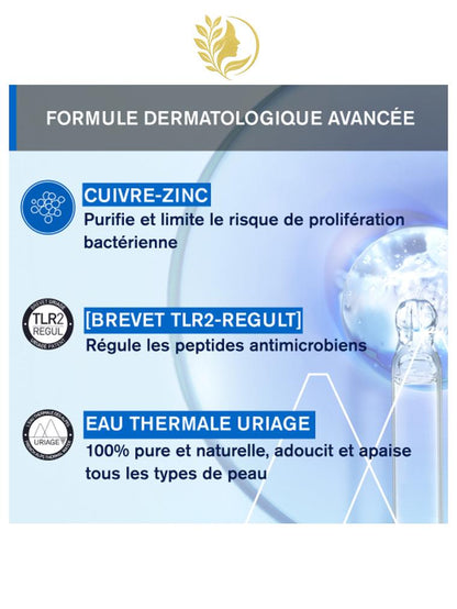 URIAGE BARIÉDERM-CICA GEL NETTOYANT ASSAINIT, APAISE - HAUTE TOLÉRANCE - 200 ML -