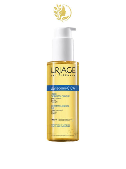 URIAGE BARIEDERM-CICA HUILE DERMATOLOGIQUE  AIDE A PRÉVENIR, CORRIGE, ASSOUPLIT - 100 ML -
