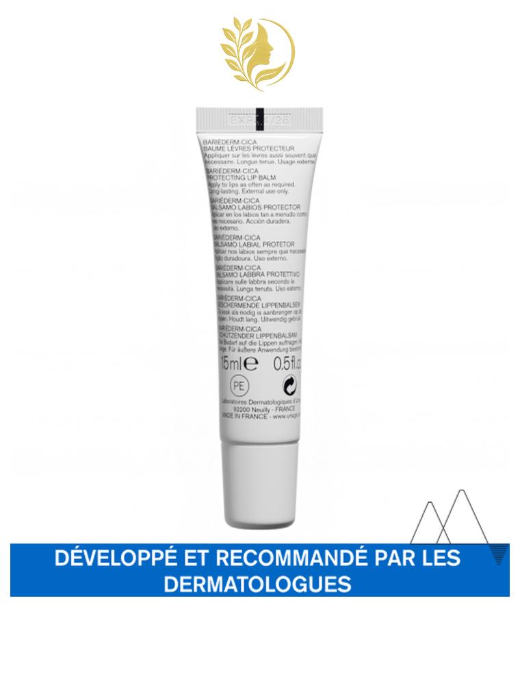 URIAGE BARIÉDERM-CICA BAUME LÈVRES PROTECTEUR  LÈVRES GERCÉES, DÉSSÉCHÉES, ABÎMÉES - 15 ML -