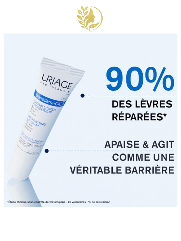 URIAGE BARIÉDERM-CICA BAUME LÈVRES PROTECTEUR  LÈVRES GERCÉES, DÉSSÉCHÉES, ABÎMÉES - 15 ML -