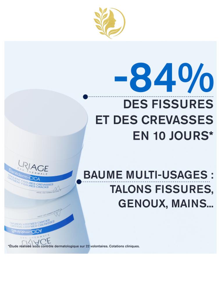 URIAGE BARIÉDERM-CICA ONGUENT FISSURES CREVASSES RESTAURE EN PROFONDEUR CREVASSES RÉCENTES OU ANCIENNES - 40 GR -