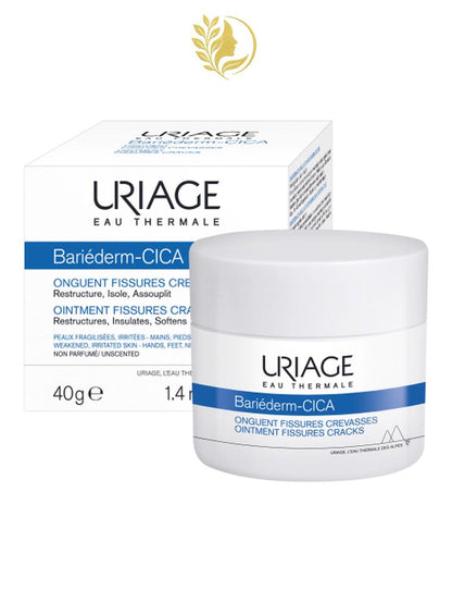 URIAGE BARIÉDERM-CICA ONGUENT FISSURES CREVASSES RESTAURE EN PROFONDEUR CREVASSES RÉCENTES OU ANCIENNES - 40 GR -
