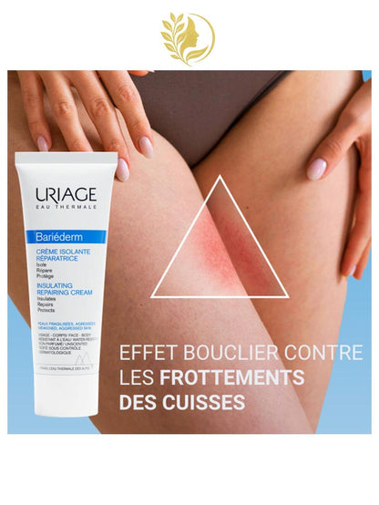 URIAGE BARIÉDERM - CRÈME ISOLANTE  PROTÈGE ET PRÉVIENT IRRITATIONS ET FROTTEMENT DES CUISSES - 75 ML -