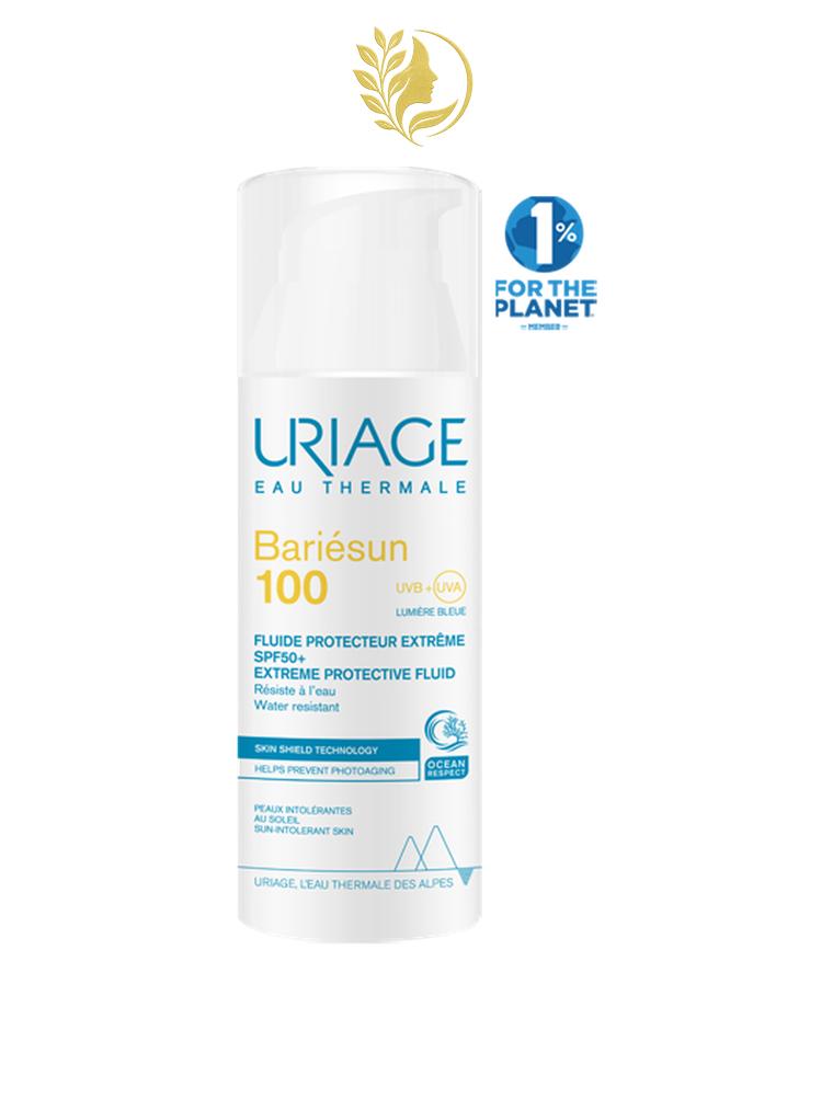 URIAGE BARIÉSUN 100 - FLUIDE PROTECTEUR EXTRÊME SPF50+  PROTECTION EXTRÊME DES PEAUX LES PLUS INTOLÉRANTES AU SOLEIL - 50 ML -